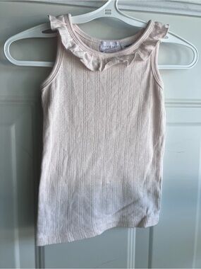 Jamie Kay pink eyelet sleeveless tank top 3T 3Y